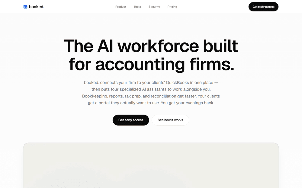 Booked website